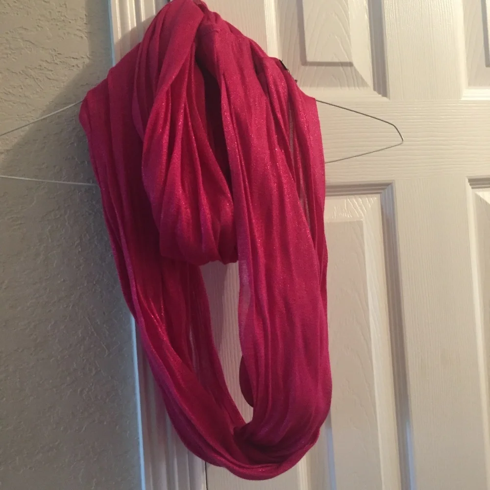 Hot Pink Infinity Scarf